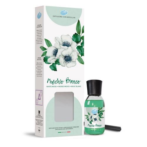 SOFT Beli mošus osveživač prostora sa štapićima 125ml