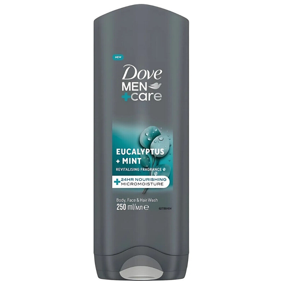 DOVE Eucalyptus+Mint muški gel za tuširanje 250ml