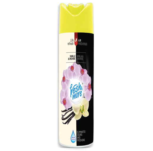 FRESH&MORE Vanilla & Orchidee osveživač prostora u spreju 300ml