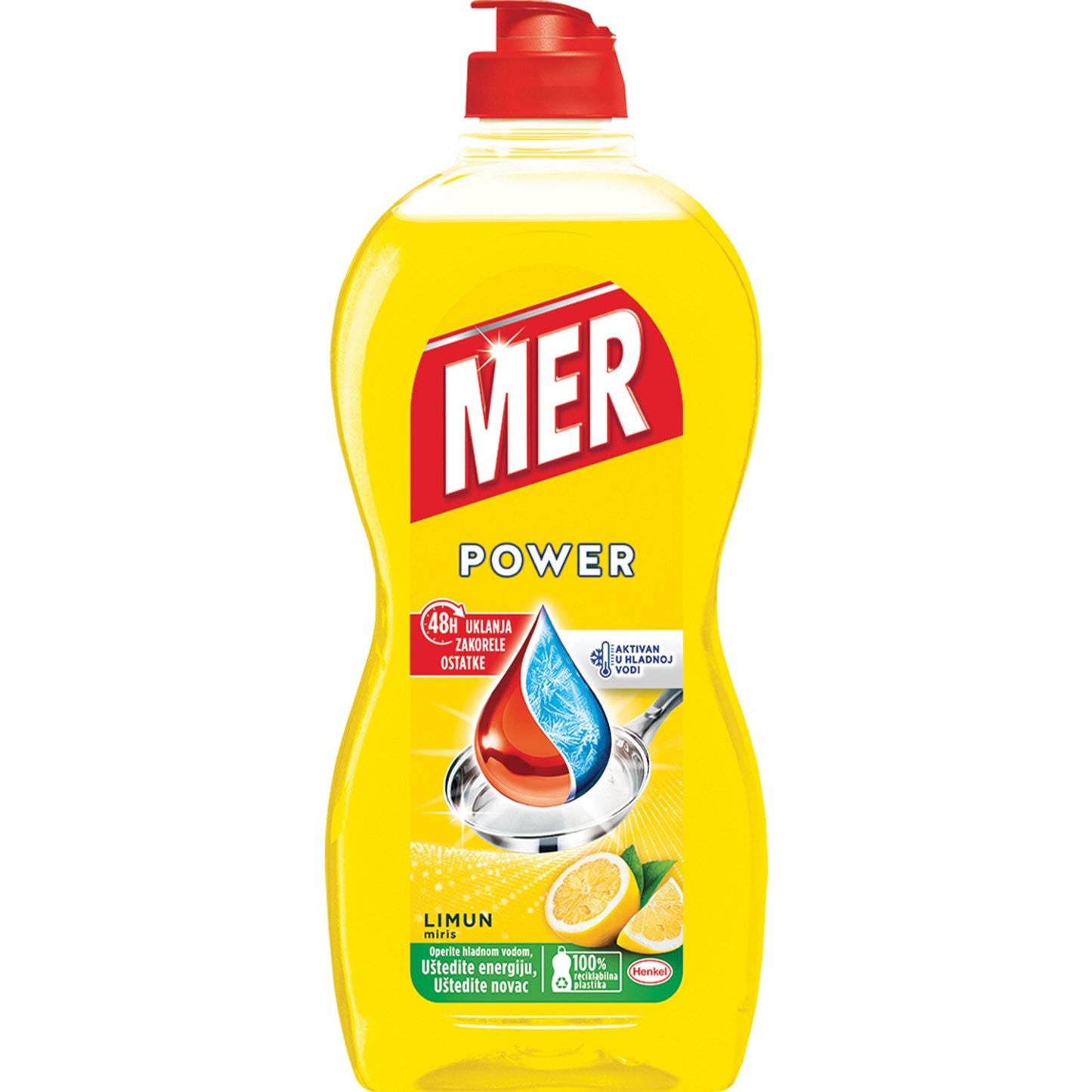 MER Limun tečnost za posuđe 450ml