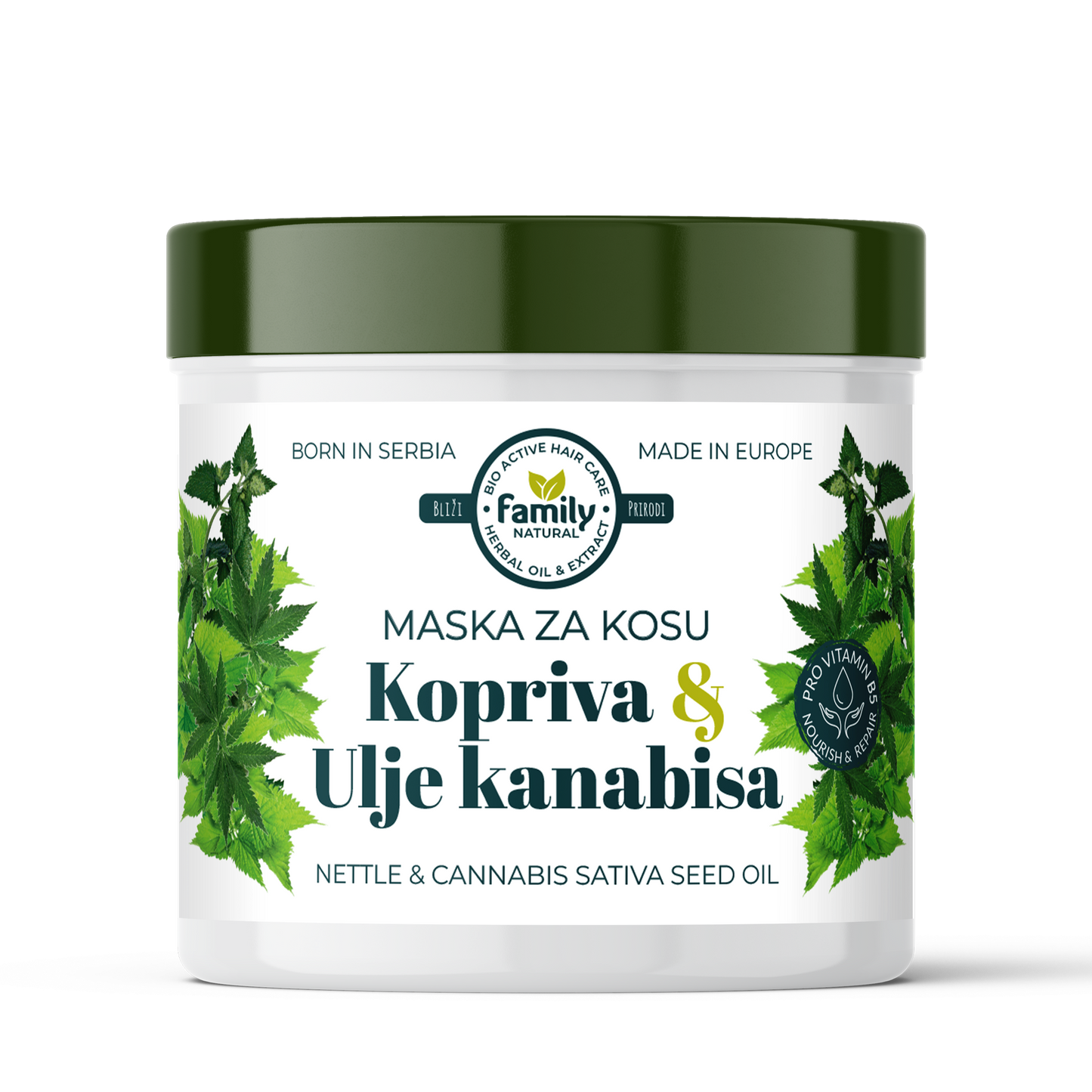 FAMILY Kopriva&Kanabis maska za kosu 500ml