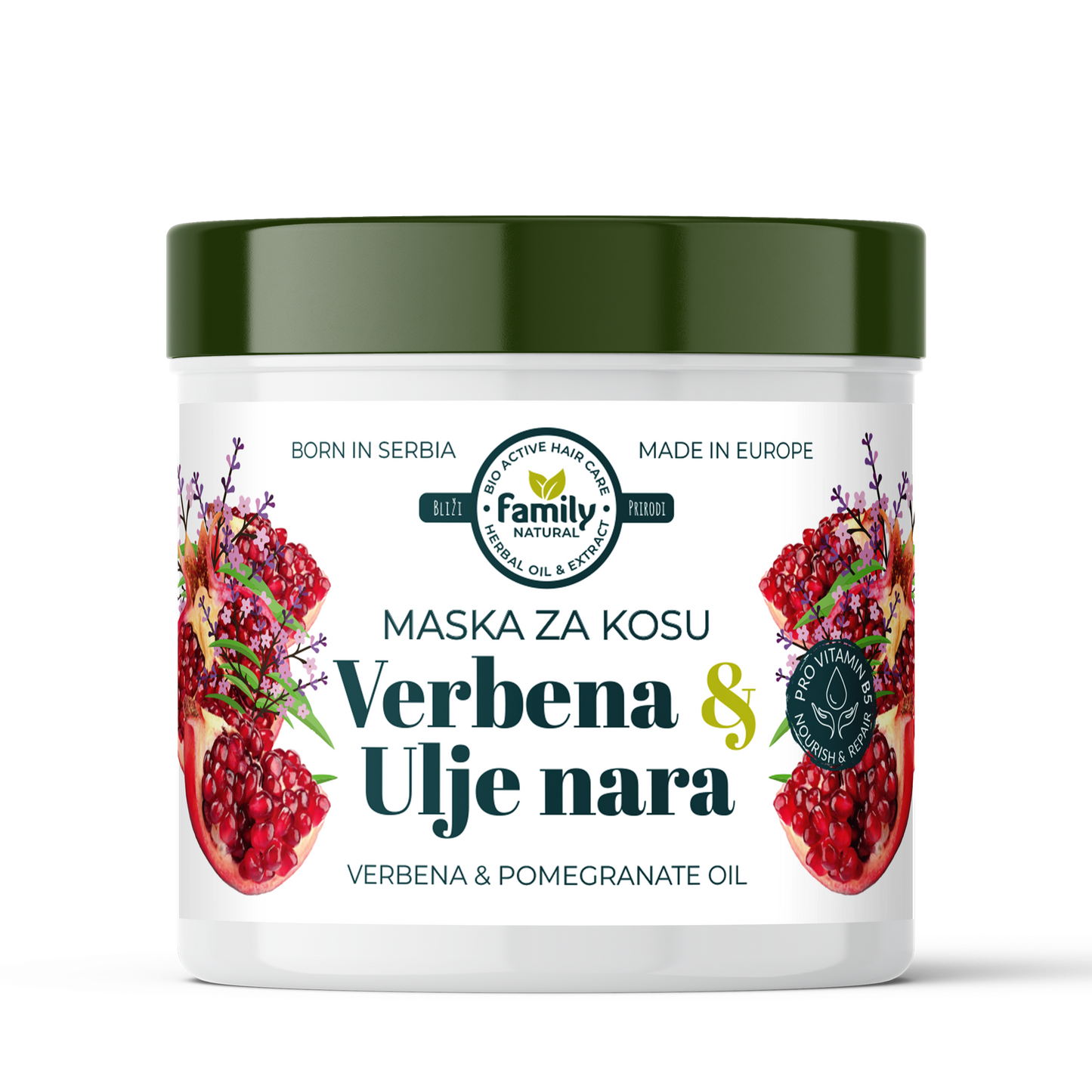 FAMILY Verbena&Ulje Nara maska za kosu 500ml