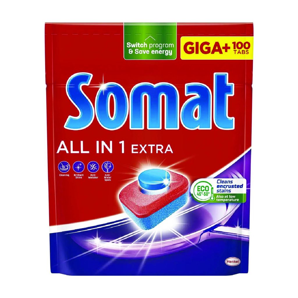 SOMAT All in One tablete za mašinsko pranje posuđa 100/1