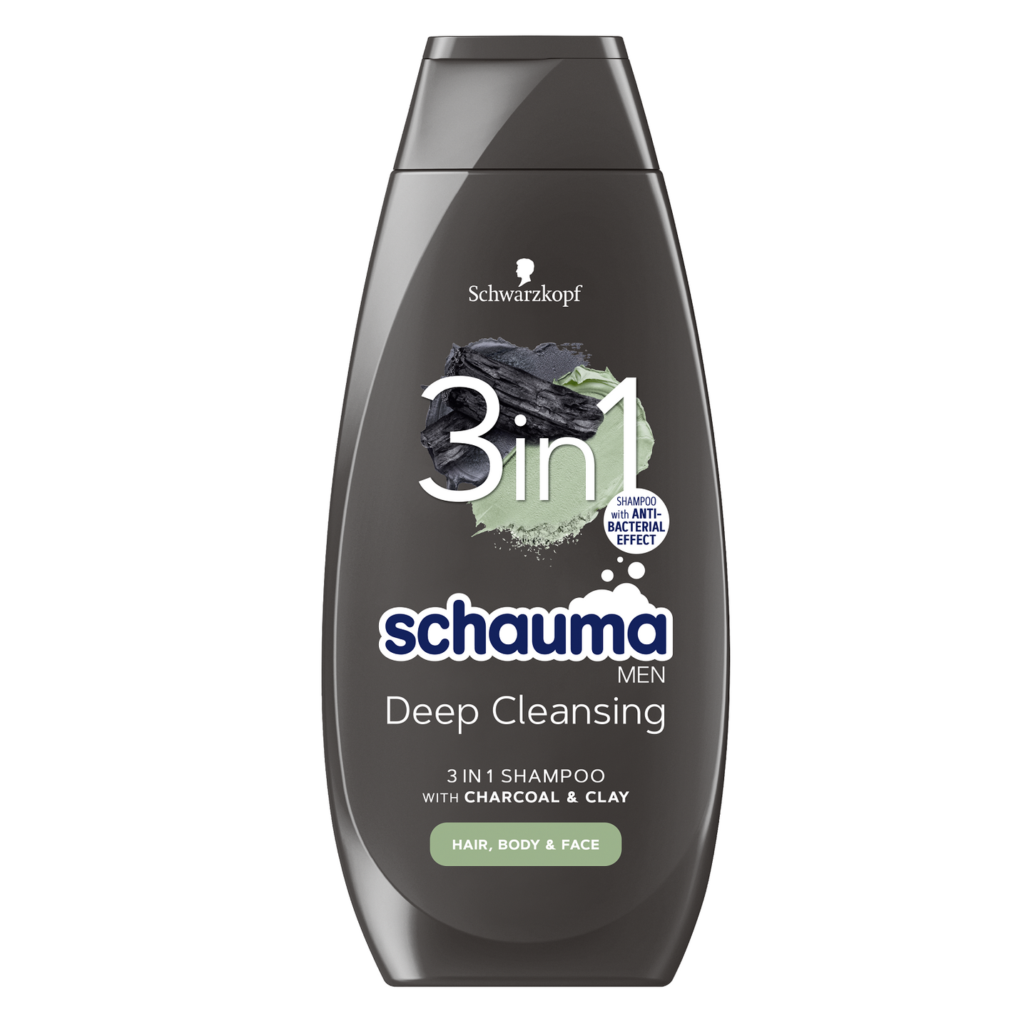 SCHAUMA Deep Cleansing For Men 3u1 šampon 400ml
