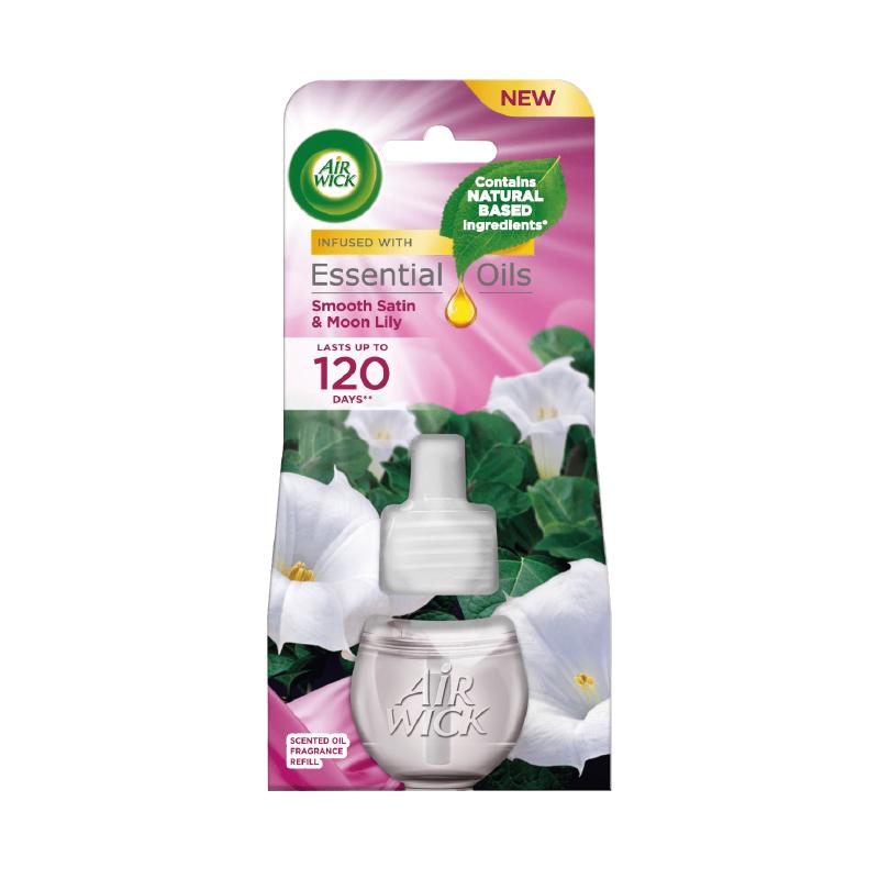 AIR WICK Smooth Satin&Moon Lily električna dopuna 19ml