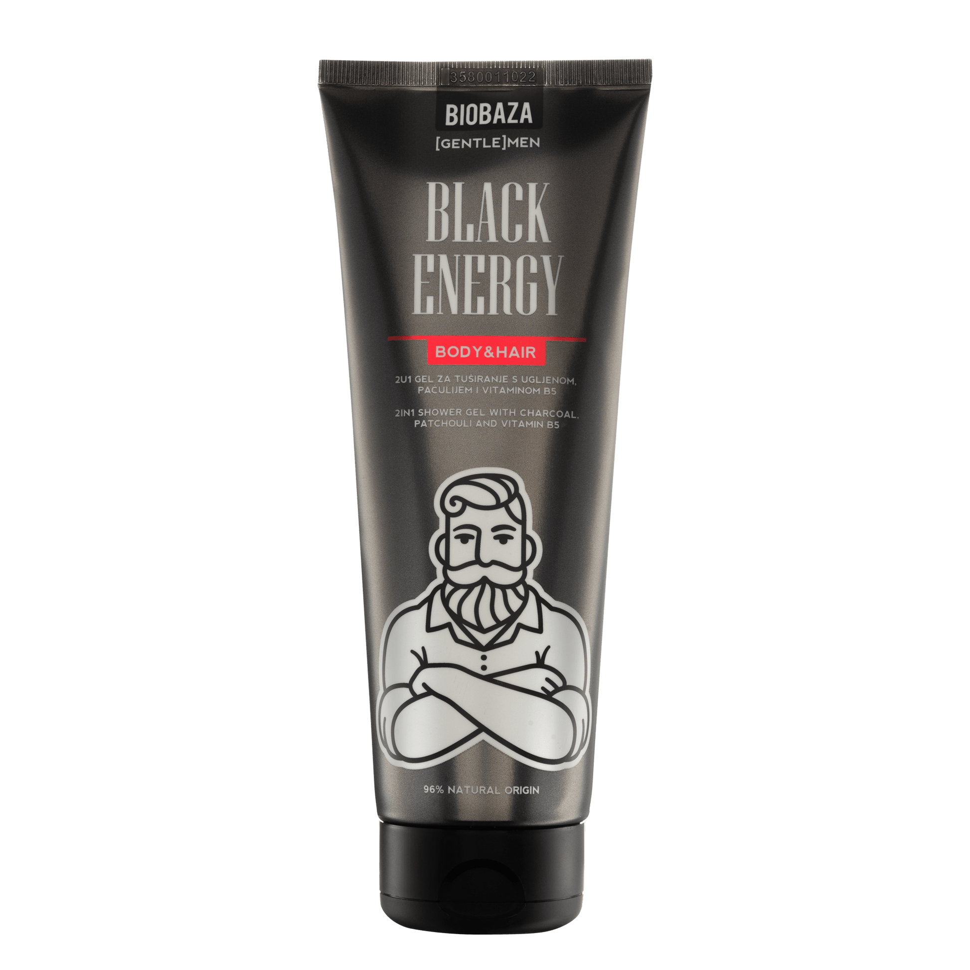 BIOBAZA Black Energy 2u1 gel za tuširanje 220ml