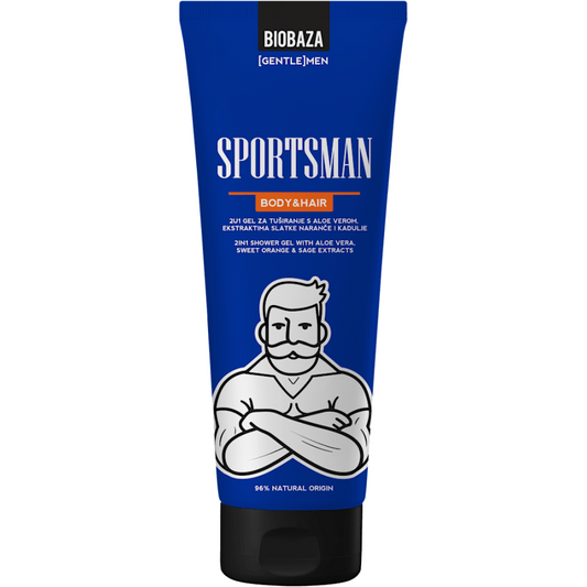 BIOBAZA Sportsman 2u1 gel za tuširanje 220ml
