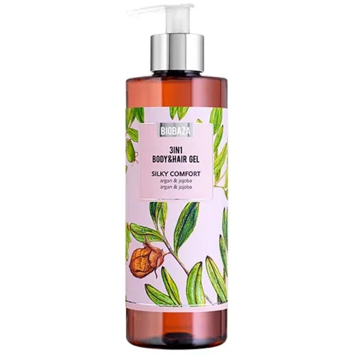 BIOBAZA gel za tuširanje 3u1 silky comfort 400ml