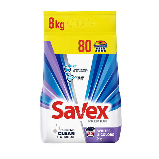 SAVEX White&Colors prašak za veš 8kg