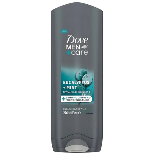 DOVE Eucalyptus+Mint muški gel za tuširanje 250ml