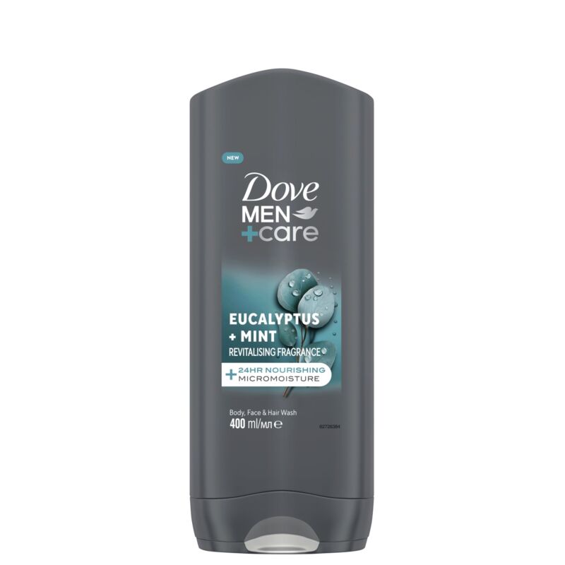 DOVE Eucalyptus+Mint muški gel za tuširanje 400ml