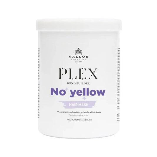 KALLOS Plex No Yellow maska za kosu 1L
