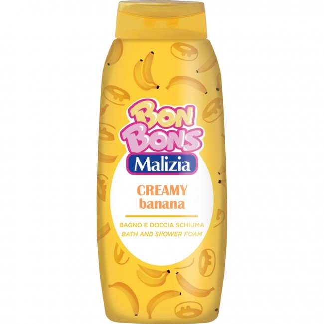 MALIZIA Bon Bons Creamy Banana kupka za tuširanje 500ml