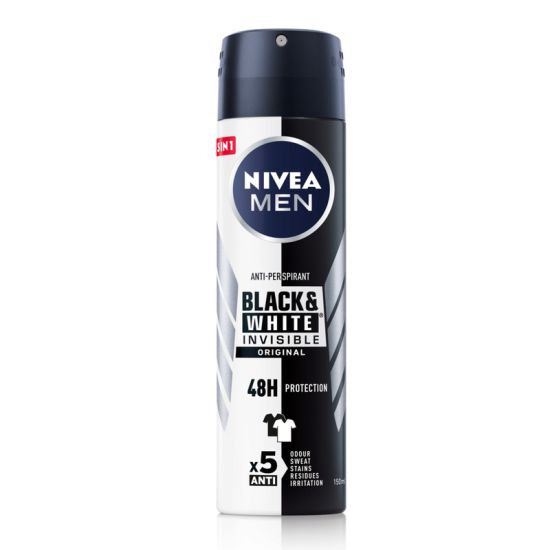 NIVEA MEN B&W Invisible dezodorans u spreju 150ml