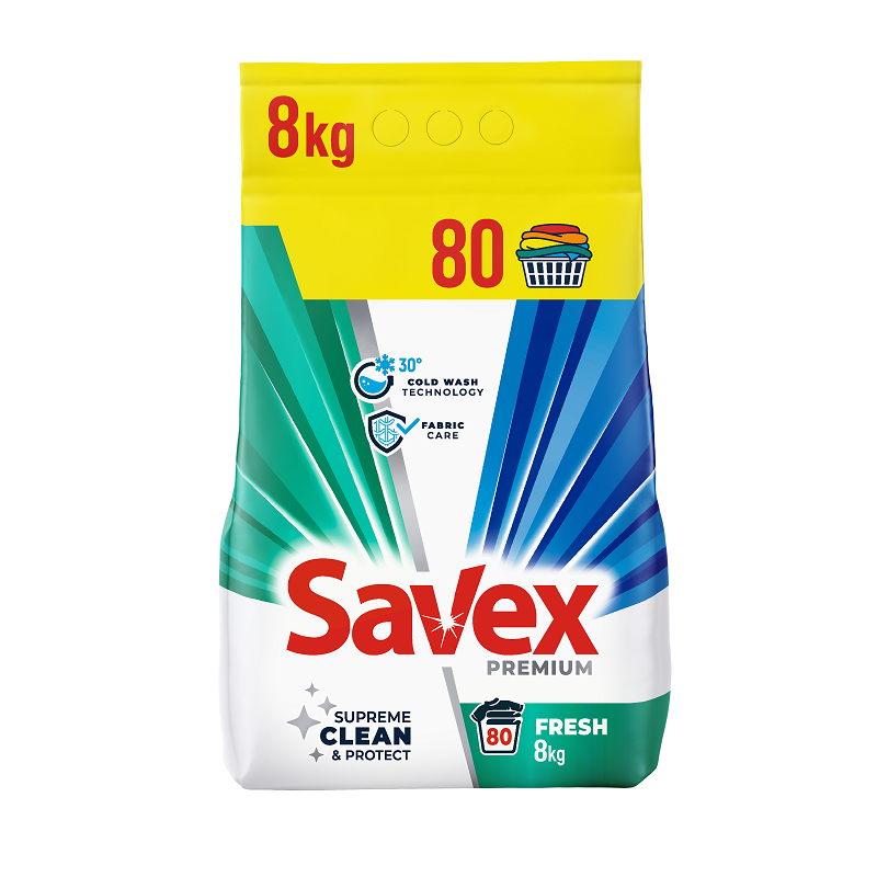 SAVEX Fresh prašak za veš 8kg