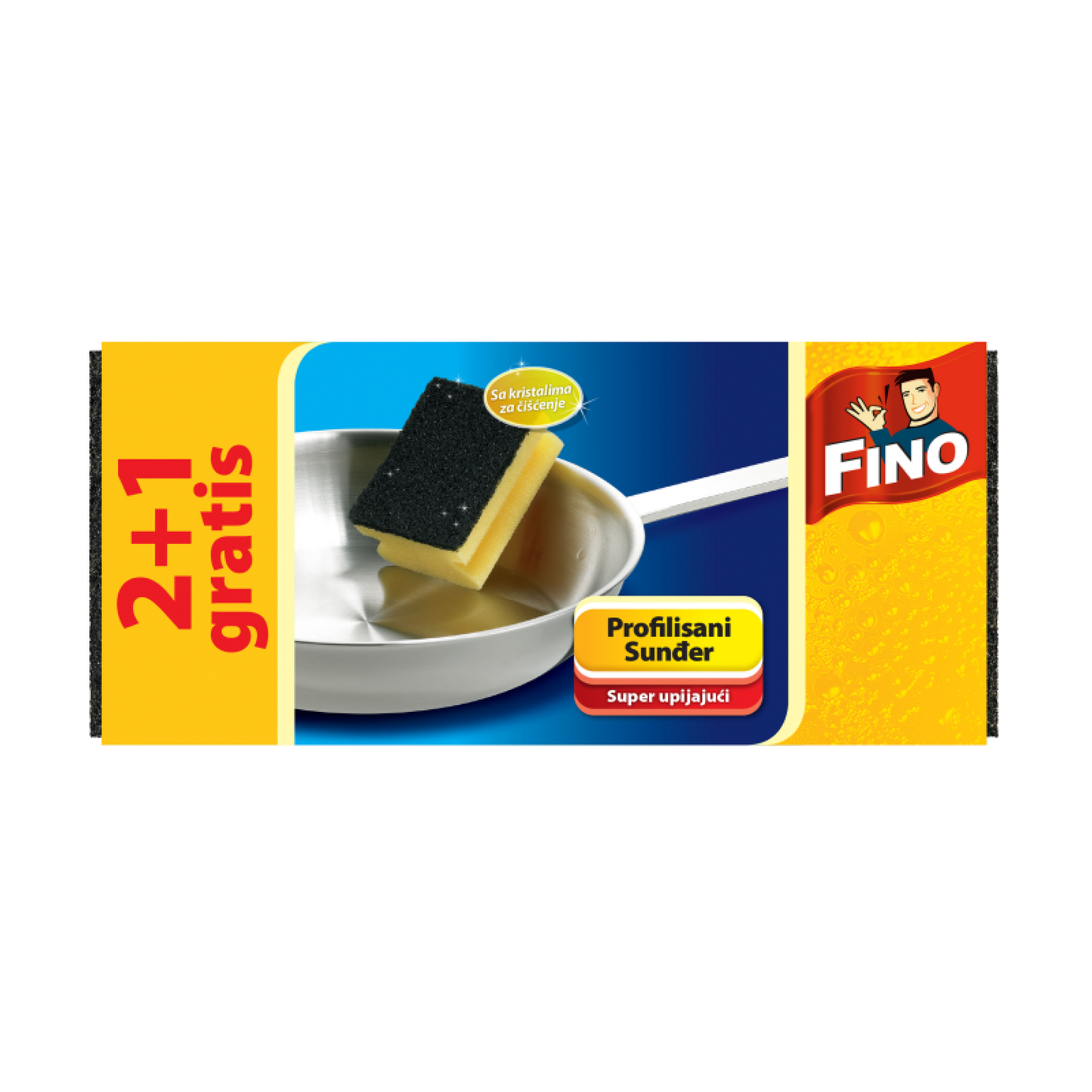 FINO sunđer 2+1 GRATIS