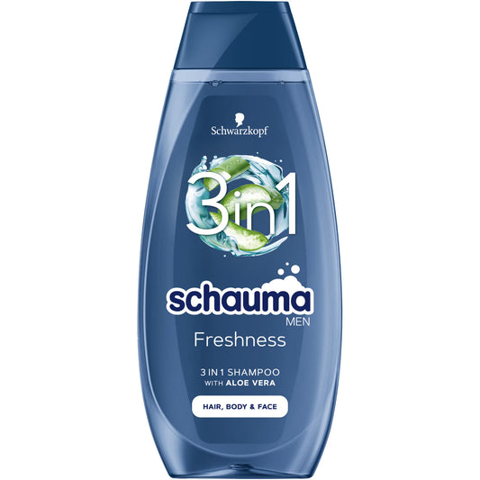 SCHAUMA Freshness For Men 3u1 šampon 400ml
