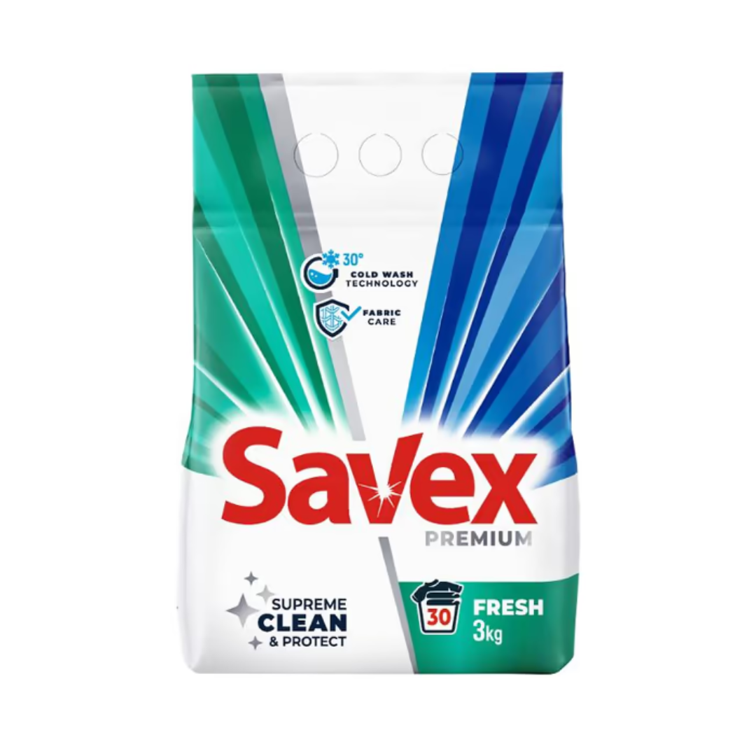 SAVEX Fresh prašak za veš 3kg – Saponando Kućna Hemija